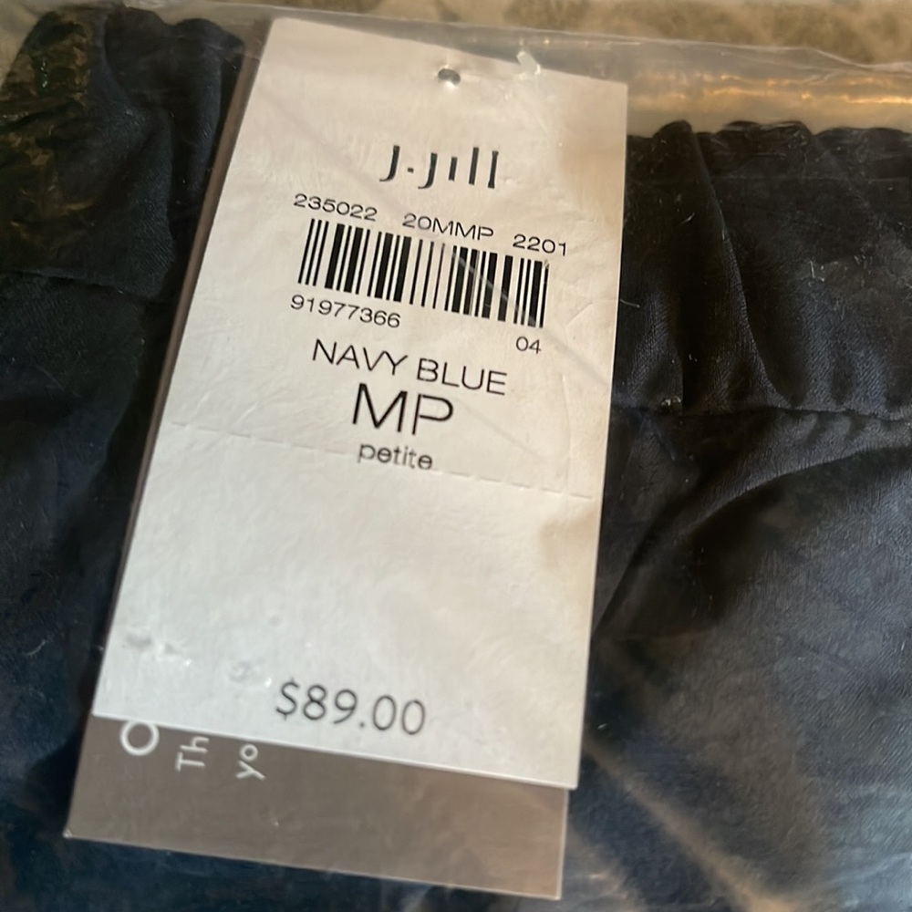 J.Jill Fit Navy Blue Pants Medium Petite - Picture 9 of 9
